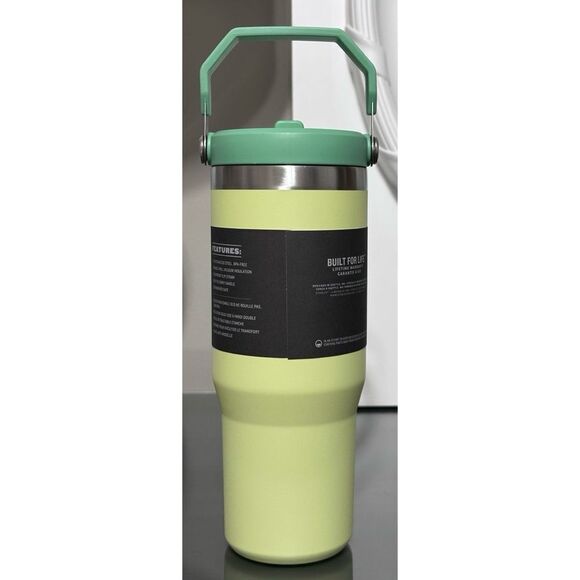 Stanley IceFlow Flip Straw Tumbler 30oz, CITRON YELLOW - Picture 2 of 4